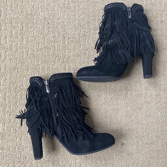 Sam Edelman Kaleb Fringe Suede Boots. Size 5. - Picture 15 of 15